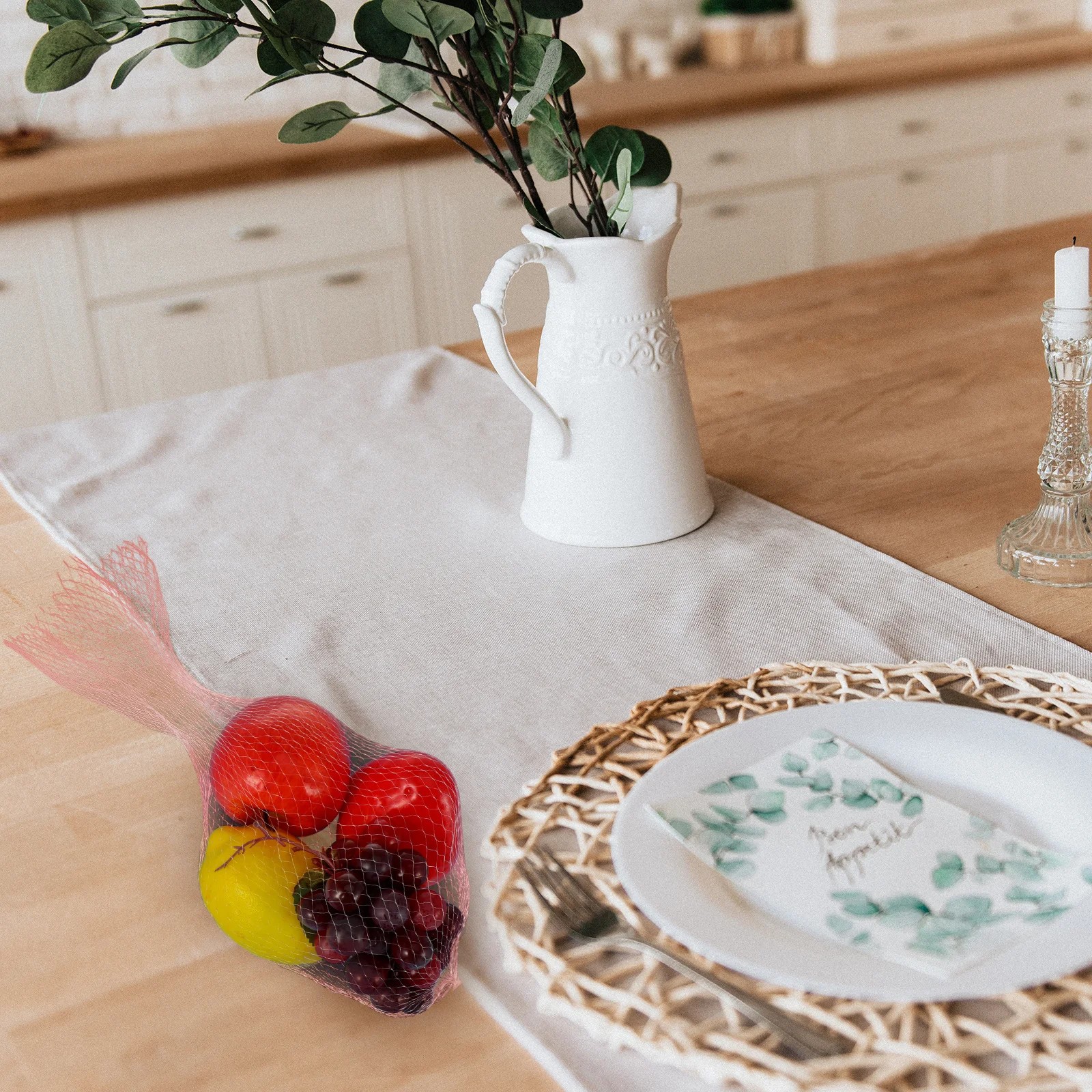 

100Pcs Fruit Vegetables Net Bags Breathable Reusable Mesh Bags for Shopping Produce Storage Vegetables Net Bag