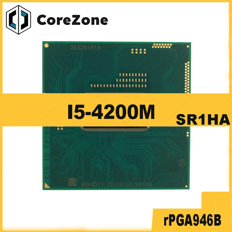 

Used Core i5-4200M SR1HA i5 4200M 2.5 GHz Dual-Core Quad-Thread CPU 3M 37W Socket G3 / rPGA946B