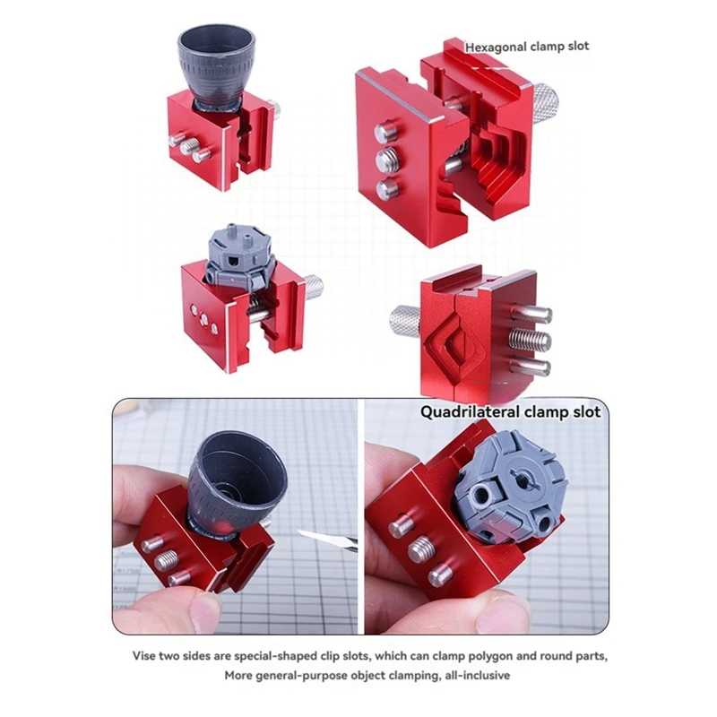 90637 Mini Bench Vises Miniature Workbench Vise DIY Model Tool Portable Polishing Holding Tool For Carving Tool Craft