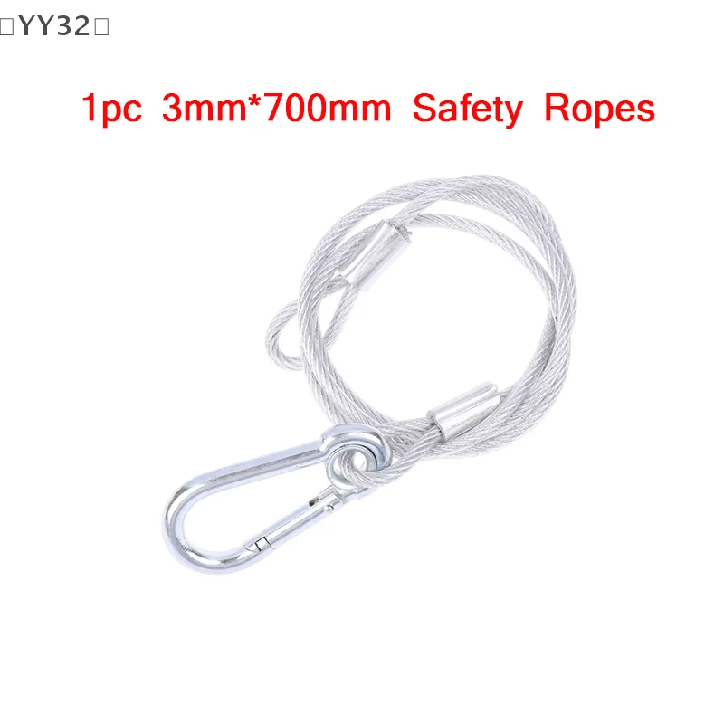 

〔YY32〕1Pc Safety Ropes Security Cable Safety Cable Steel Wire Stage Light Equipment Led Bar Light Maximum Bearing Weight 20KG