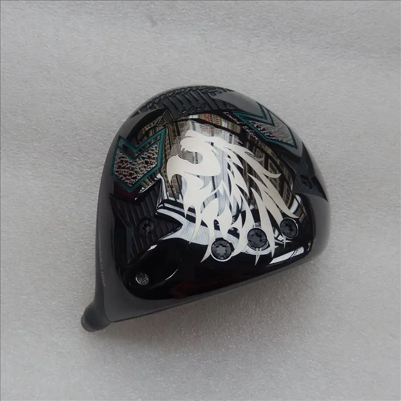 Japan golf new model CV9 Hi cor DAT55G face Titanium golf driver golf head 10.5deg Black with Green colour