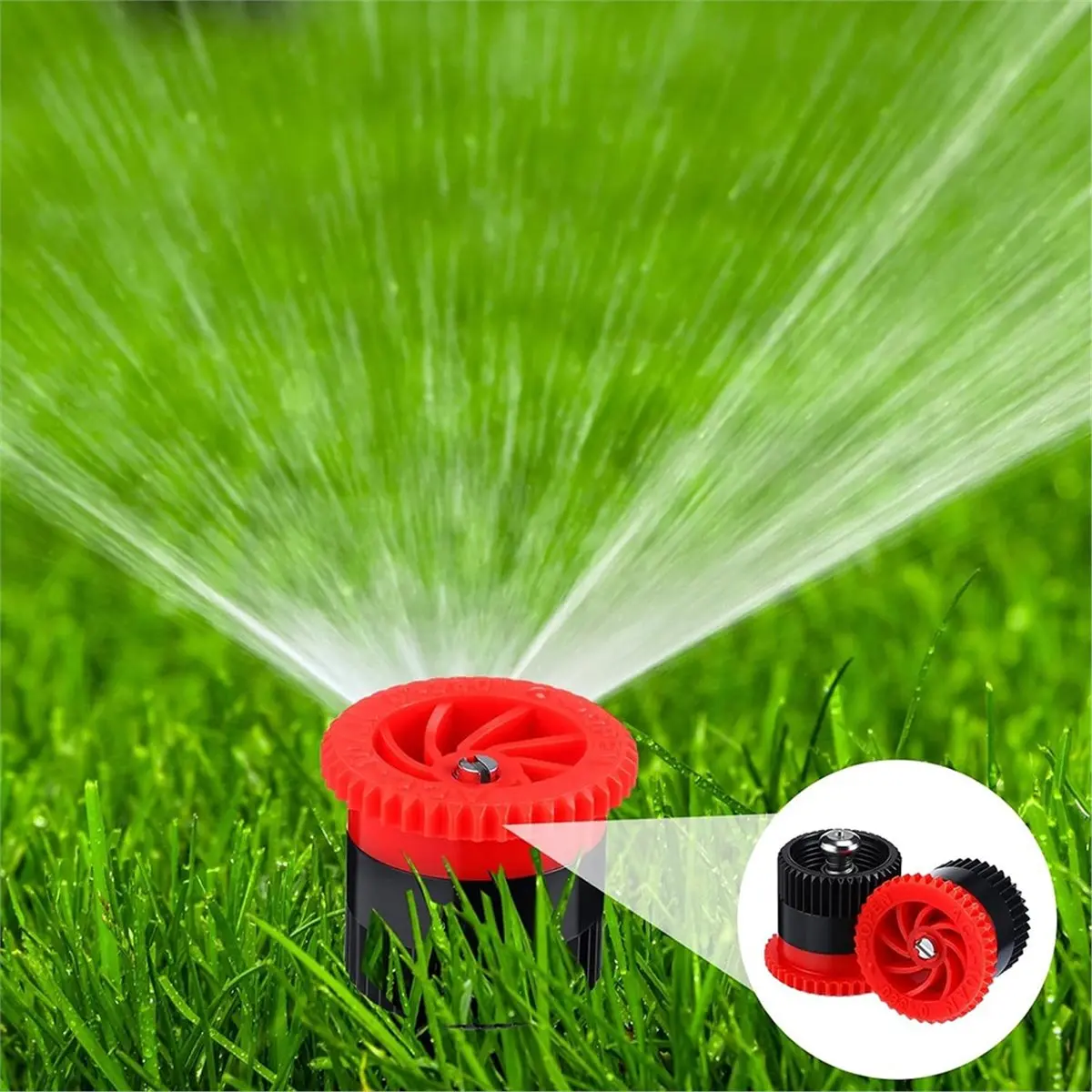 16 Pcs Variable Arc Nozzle Radius Replacement -Up Sprinkler Heads for Rainbird Hunter Orbit -Up Sprinklers