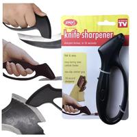 Knife Sharpener for Kitchen Fruit Knife and Steel Knives, Scissors Handheld None-Slip Steel Carbide Blade Knife Sharpener