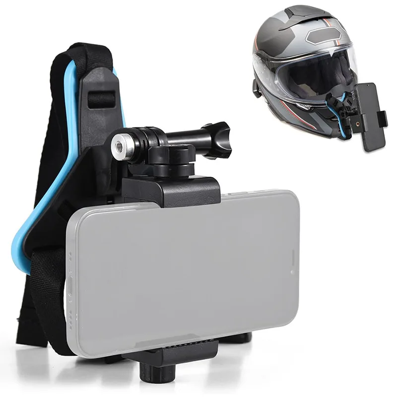 

Мотоциклетный шлем, подставка для телефона, держатель для GoPro Hero 13 12 9 8 7, держатель для экшн-спортивной камеры, аксессуары для мотоциклетной камеры
