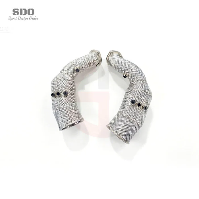 SDO High-Flow Straight-through Heat-Insulating Catalytic Tube Nocat Downpipe for  RS6 RS7 V8 4.0T 2019-2025 New Condition