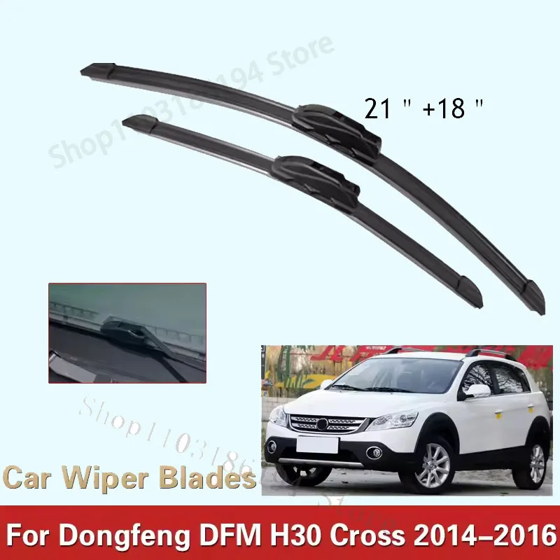 

Car Wiper Blades For Dongfeng DFM H30 Cross 2014 2015 2016 Car Accessories Front Windscreen Wiper Blade Brushes Cutter