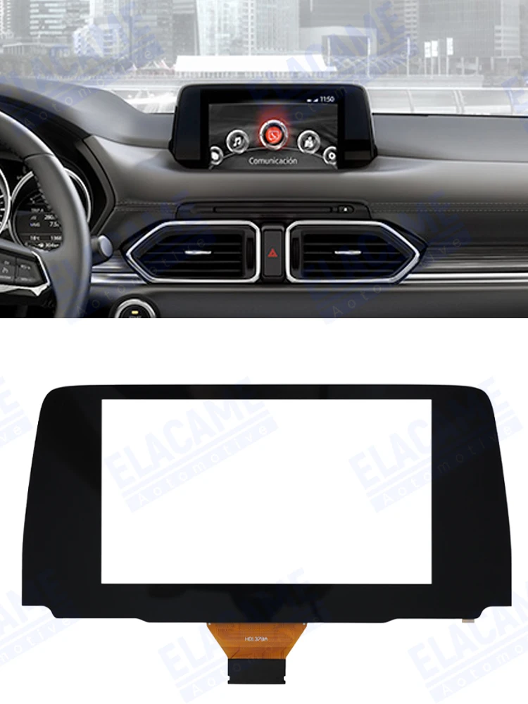 7'' Navigation Radio Touch Screen Digitizer Panel TM070RDHP05 For Mazda CX-5 2017-2021 Car LCD DISPLAY Parts