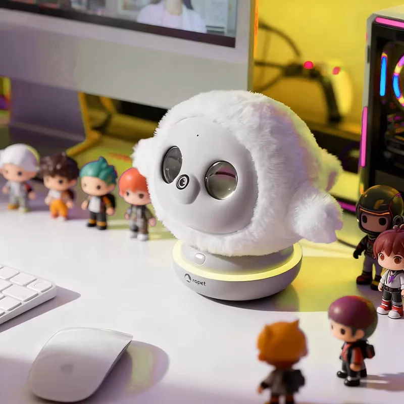 ropet ™ KAMOMO Robot AI Smart language Instruction Emotional Partner Facial Touch Sensing Growth Electronic Desktop Pet