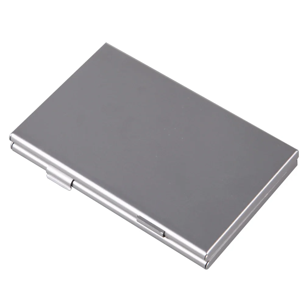 

Holder Case Portable Memory Card Storage Box Organizer Aluminum Accessories for SD/SDHC/MMC Cards