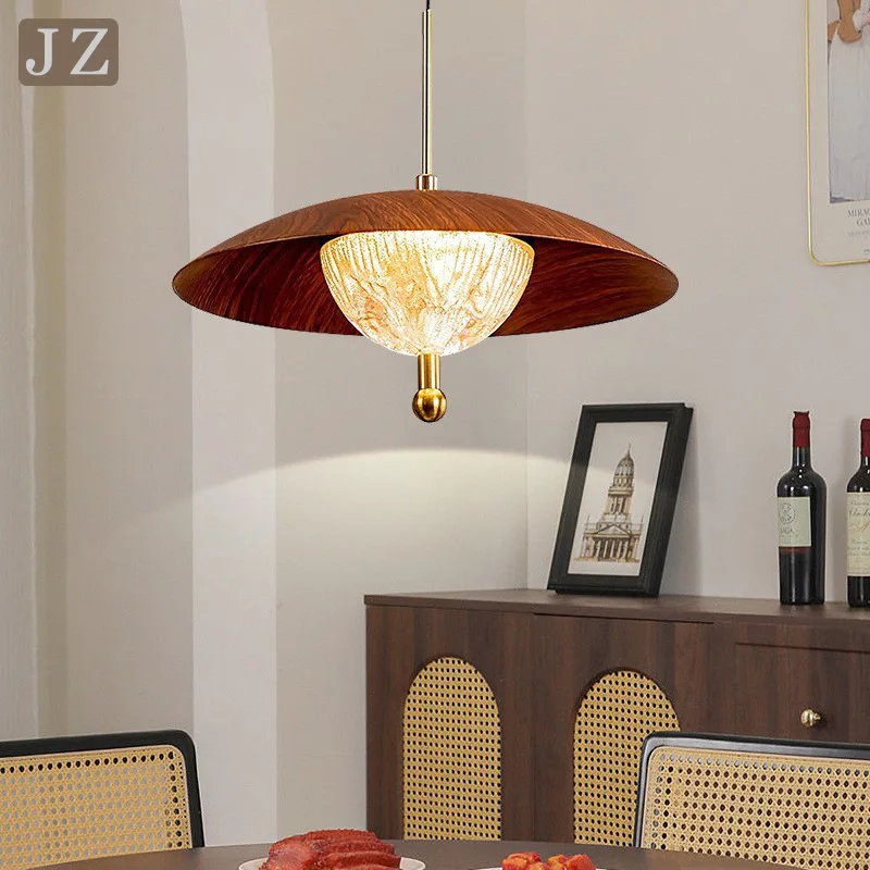 الرجعية الفرنسية نمط القرون الوسطى غرفة الطعام الإضاءة مصمم الإبداعية شخصية الجوز نمط مطعم ضوء الثريا #2
