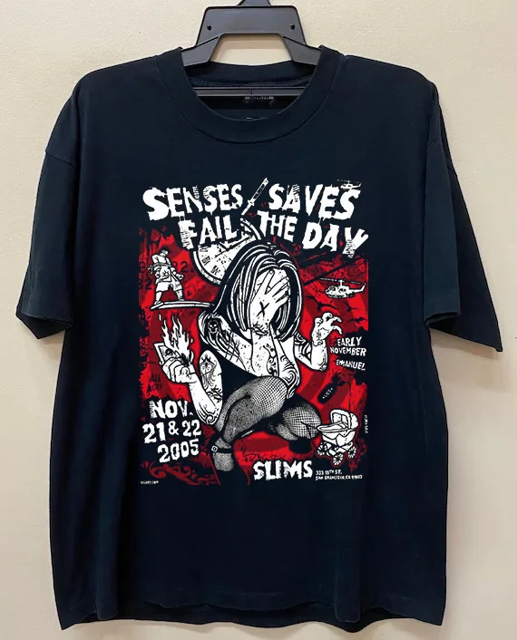 Sense Fails Saves The Day T SHIRT FULL SIZE S-5XL