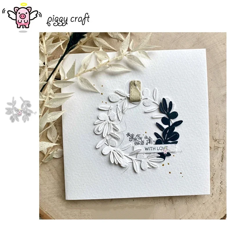 

Piggy Craft metal cutting dies cut die mold Fruit branch Scrapbook paper craft knife mould blade punch stencils dies