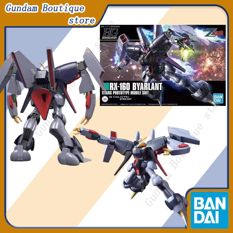 

Bandai натуральная HG RX-160 BYARLANT TITANS Gundam аниме фигурка робота Коллекционная сборная модель игрушки орнамент подарок для детей