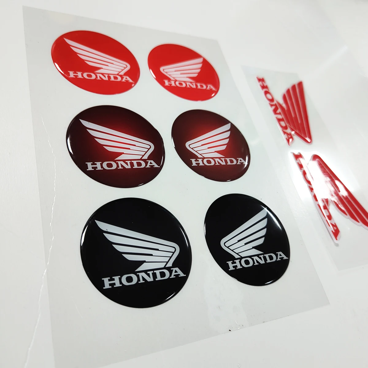 3D Gel Honda Sticker Logo Tank Decal Wing Emblem