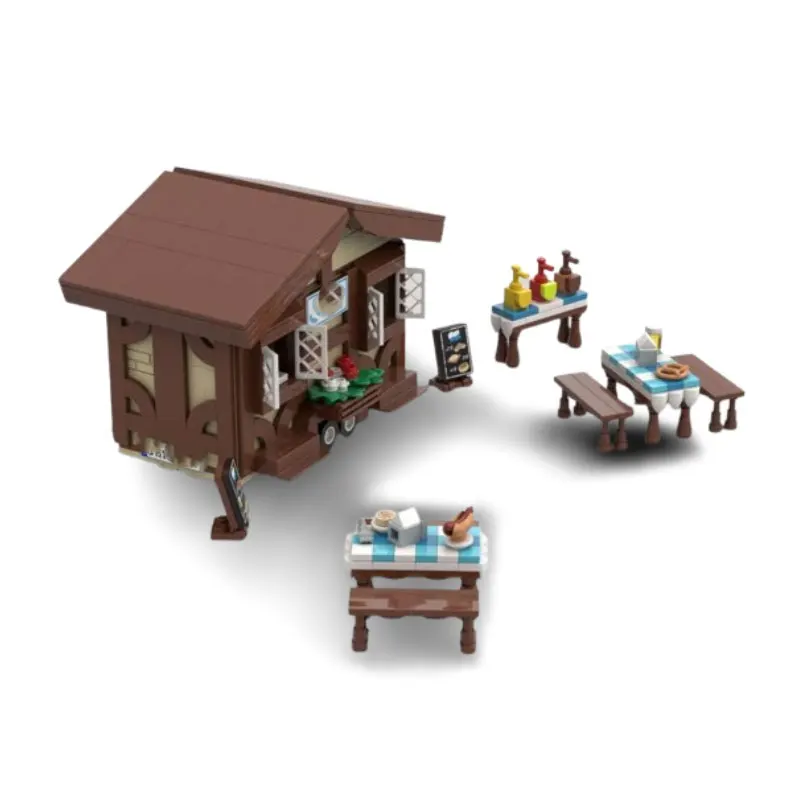 Spot MOC-187089 696 pz Architettura Moderna FAI DA TE Piccole Particelle di Montaggio Building Blocks Puzzle Giocattolo Modello Regalo Set Ornamento