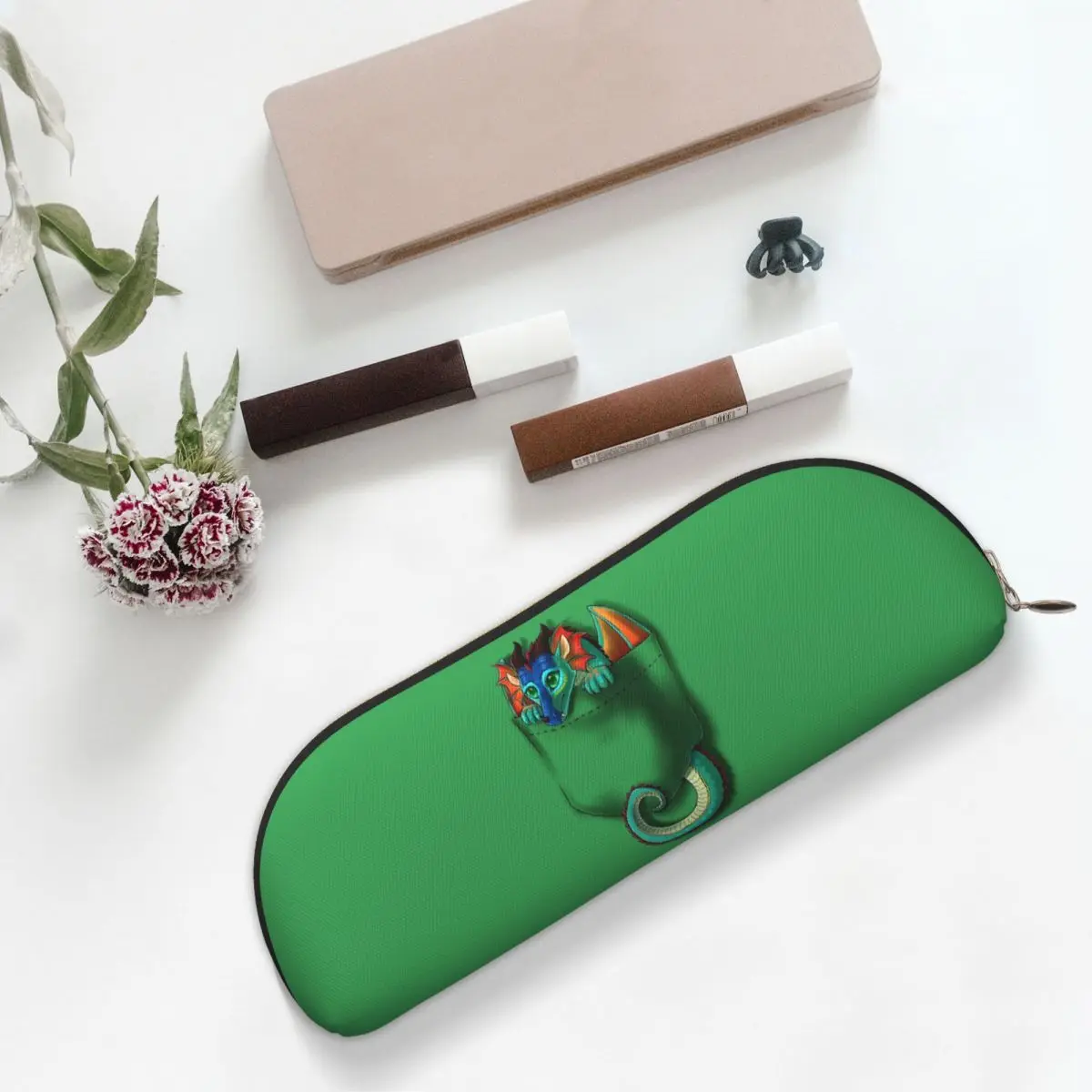 أجنحة النار - مقلمة جيب المجد التنين، حقيبة أقلام رصاص، لوازم القرطاسية، صندوق القلم، حقيبة أقلام رصاص لطلاب المدارس