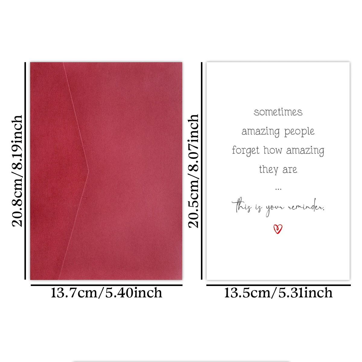 1 Stück ​ Weihnachtsgrußkarte mit Umschlag, inspiriertes Nachrichtendesign für Freunde, Familie, Büro-Feiertagsgeschenke, Austausch, Partygeschenke – Detail 4