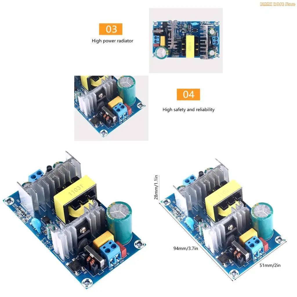 K1AE Stable 15V 4A Power Supply Module Industrial 100 240V for Commecial Use