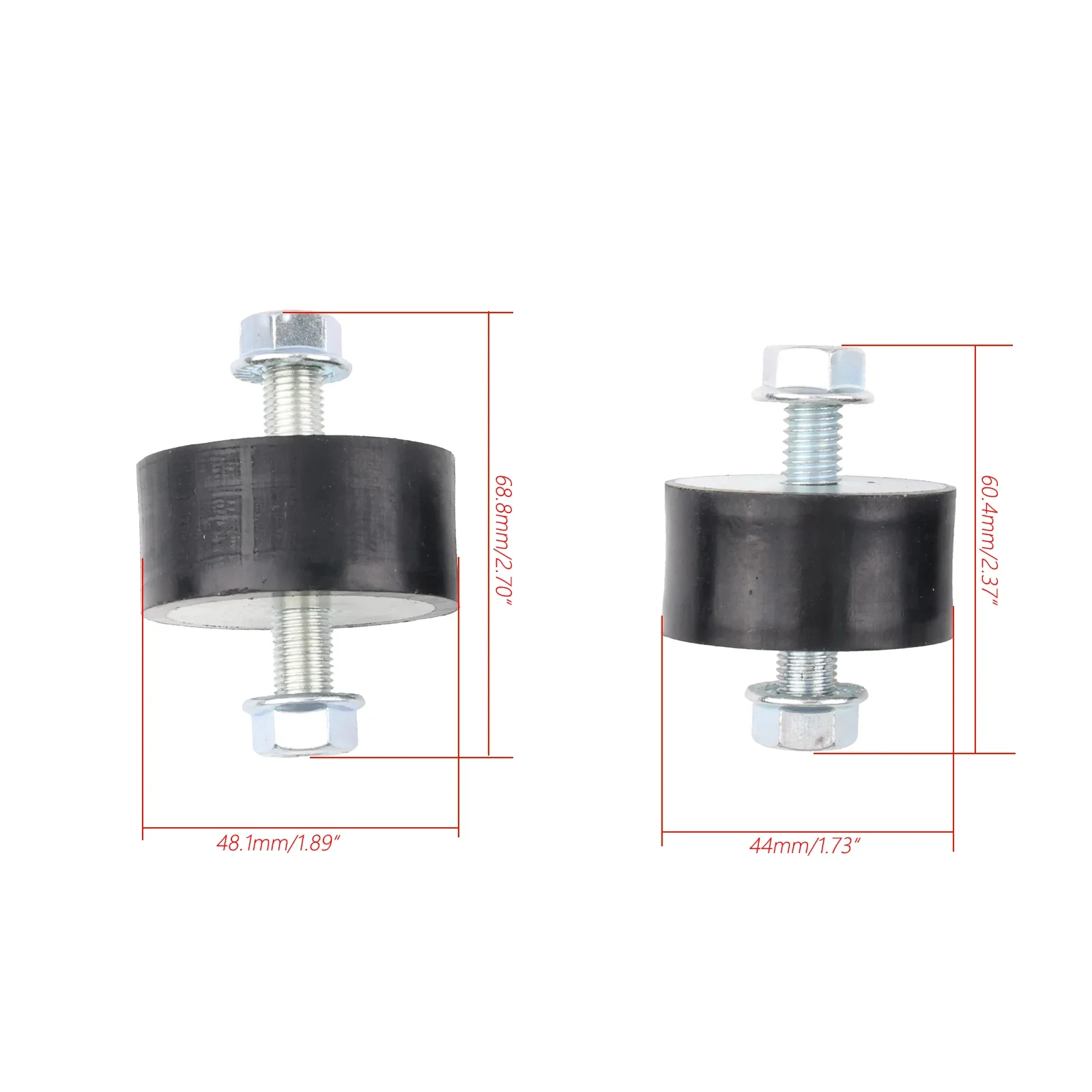 4pcs/set Engine Isolator Mount Front Rear Top Rubber Motor Mounts Kit For Polaris Sportsman 335 400 450 500 700 800