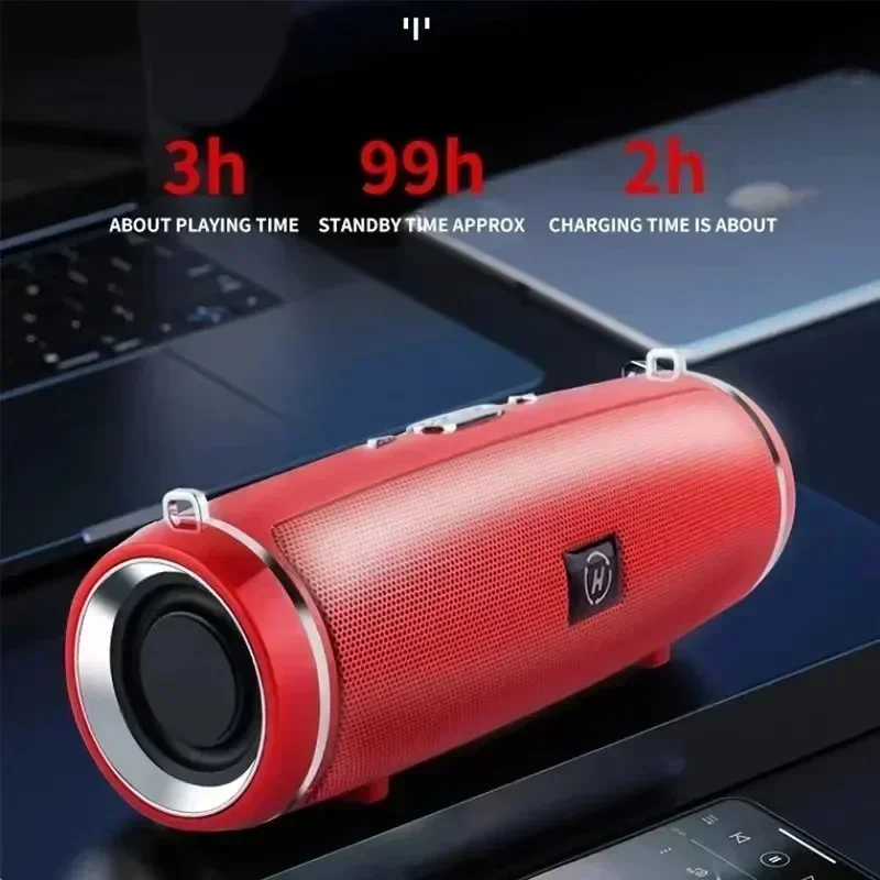 

Портативный беспроводной Bluetooth-динамик, подключаемая карта для мобильного телефона, мини-сабвуфер, уличный ремешок, аудио