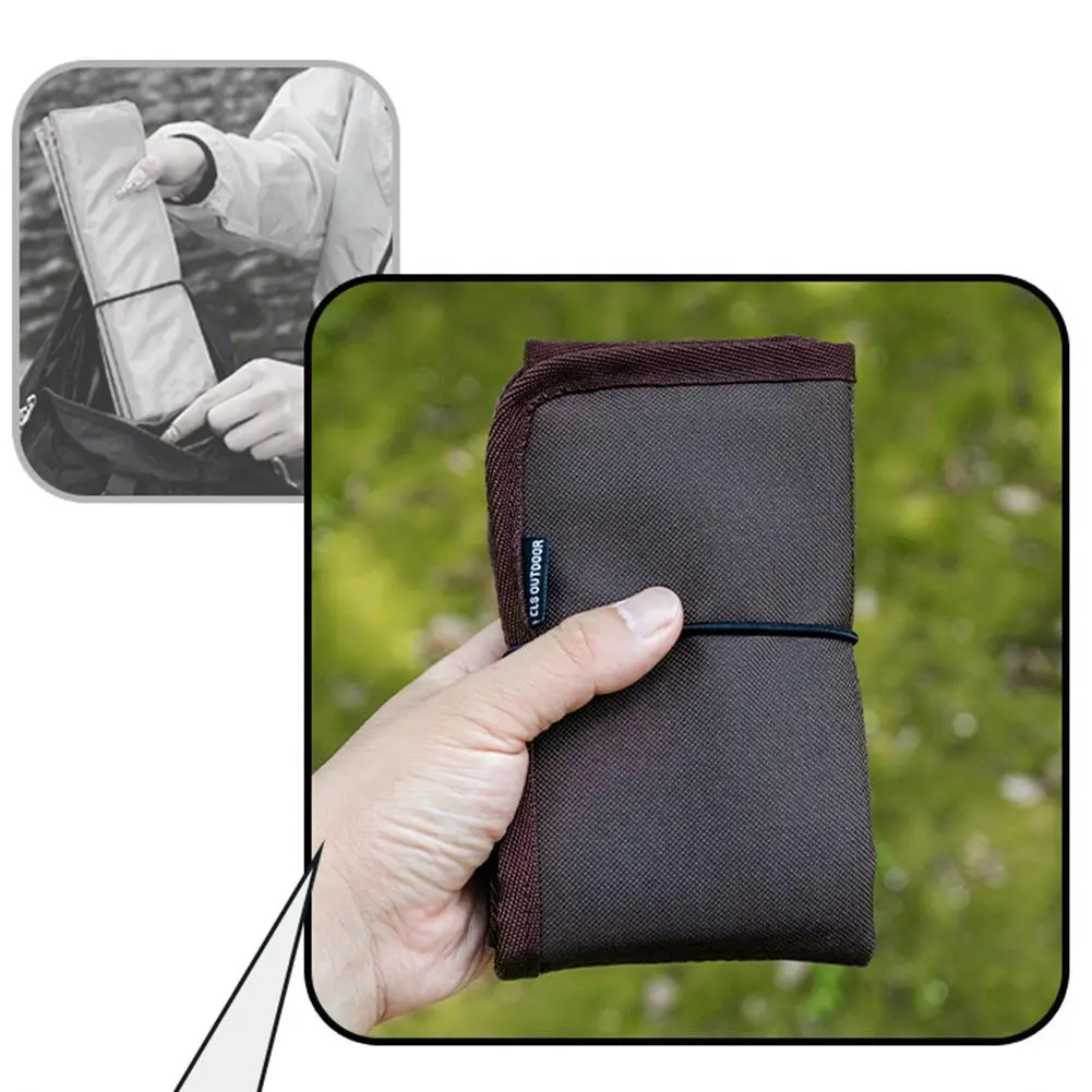 وسادة مقعد قابلة للطي للتخييم، وسادة تخييم خفيفة الوزن، وسادة جلوس محمولة مريحة من القطن اللؤلؤي، سهلة الحمل