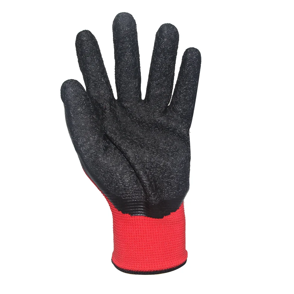 

Supplier Cotton Or Polyester Knit Anti-static Latex Coating Working safety Gloves for household