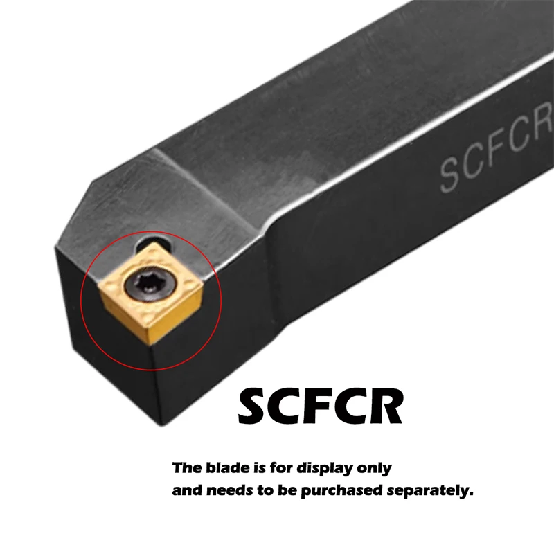 1ชิ้น SCFCR1616H09 SCFCR1212H06 SCFCR2020K09 SCFCR3232P12 SCFCR2525M12เครื่องมือกลึงภายนอก scfcr scfcl ที่วางเครื่องตัด mesin bubut CNC