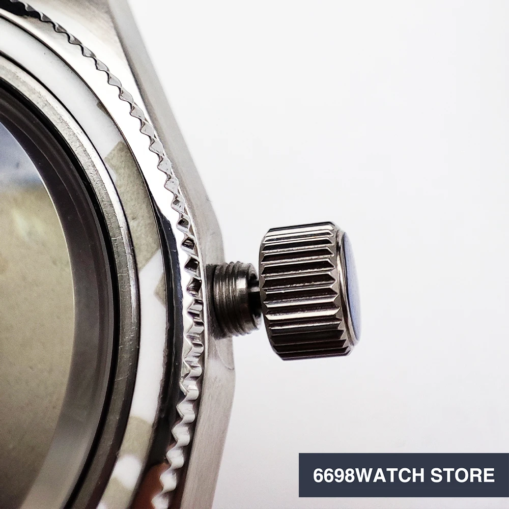 Water Resistant Case 40mm Screw Lock High Quality Stainless Steel Case Sapphire Crystal Fit Japan nh35 nh36 Movement image 6