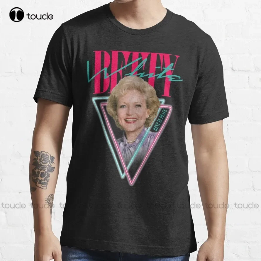 Betty-White Fan Art & Merch Golden Girls Betty-White T-Shirt Women'S Shirts Custom Aldult Teen Unisex Digital Printing Tee Shirt