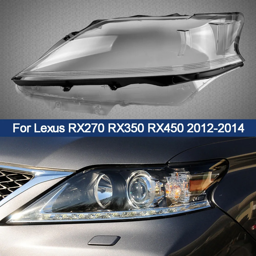 Car Headlamps Cover Clear Headlight Cover Transparent Lampshade Car Accessories For Lexus RX270 RX350 RX450 2012 2013 2014