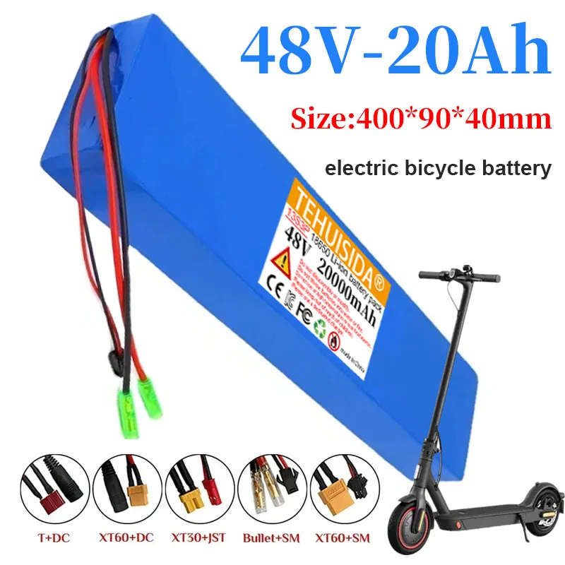 

New 48V 20Ah 13S3P Rechargeable Lithium-ion Battery Pack Suitable for 500W 700W Electric Mobility Tools and 18650 Lithium Bat