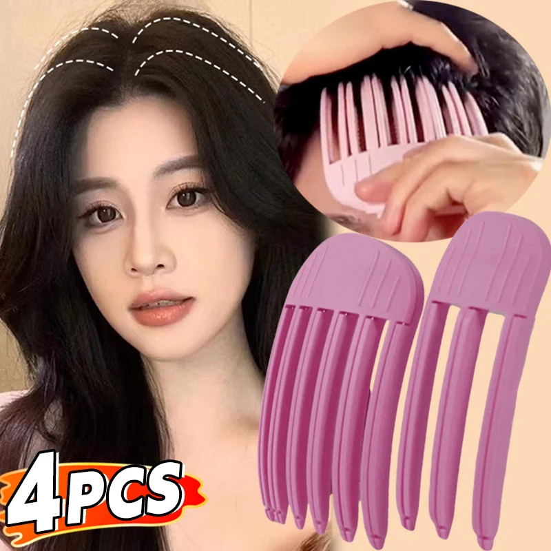 3/6Teeth Lazy Fluffy Hair Roots Clips Comb Hairs Styling Curling Barrel Portable Korean Hairpin Volumizing Wind Sculpting Comb