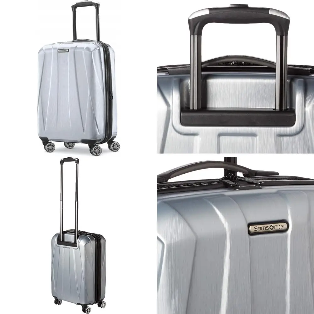 

Samsonite Centric 2 Expandable Hardshell Spinner Luggage, Silver, 20-Inch Carry-On