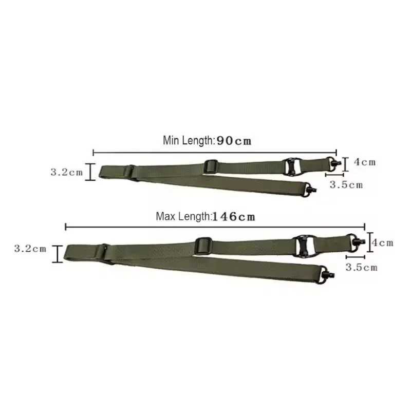 1 Stück Neuer MS4 Taktischer Trageriemen mit Schnellverschluss-Basis für Outdoor-Einsatz, Ein- oder Zweipunkt-Gurt, Sicherheitsseil, Militär-Outdoor-Sport-Gürtel Zubehör – Detail 6