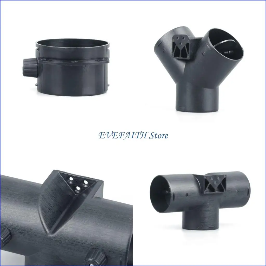 

124B 3-ходовой разветвитель, соединитель воздуховода, клапаны воздухонагревателя, Y/T-образная форма, вентиляционное отверстие,