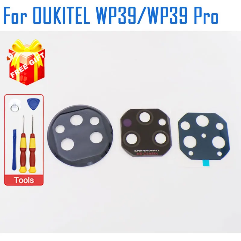 

New Original OUKITEL WP39 WP39 Pro Rear Camera Lens Glass Cover With Adhesive And Decorative Parts For OUKITEL WP39 Smart Phone