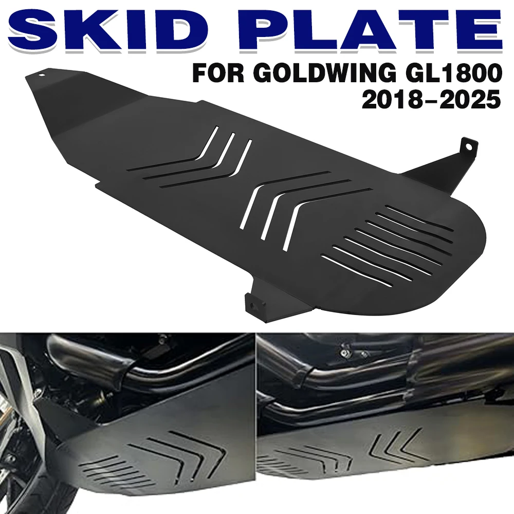

For Honda GoldWing GL 1800 DCT GL1800 Gold wing 2018-2025 Skid Plate Engine Protection Belly Pan Cover Bash Guards Sump Plate