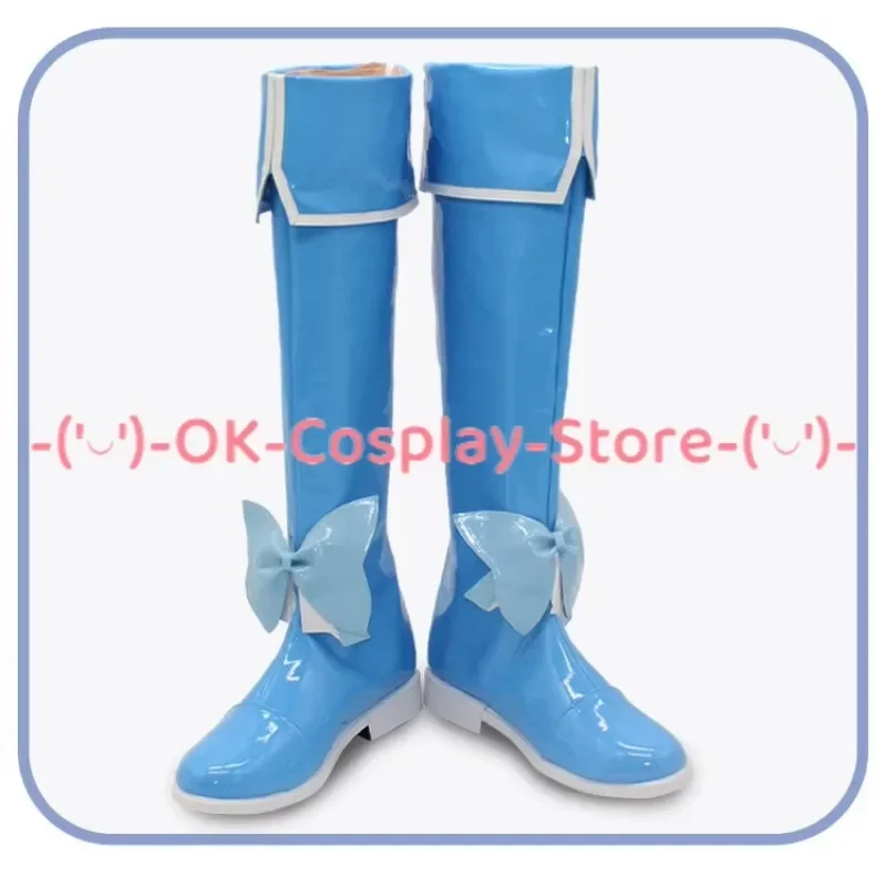 [Customized] Gushing Over Magical Girls Minakami Sayo Cosplay Shoes Anime Roleplay Prop Halloween Carnival Party PU Leather Boot