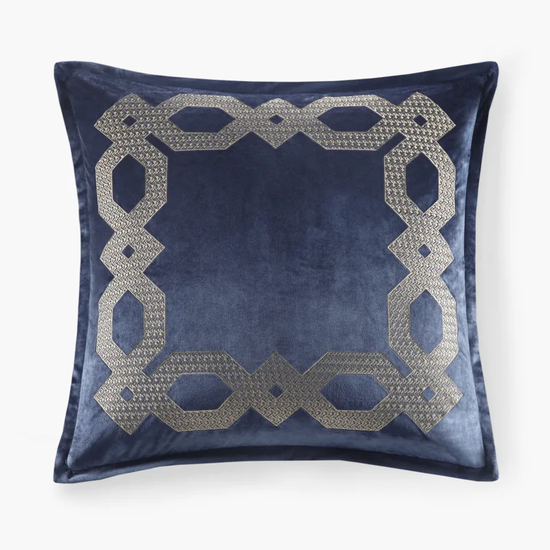

Европейская подушка Sham Navy 26x26