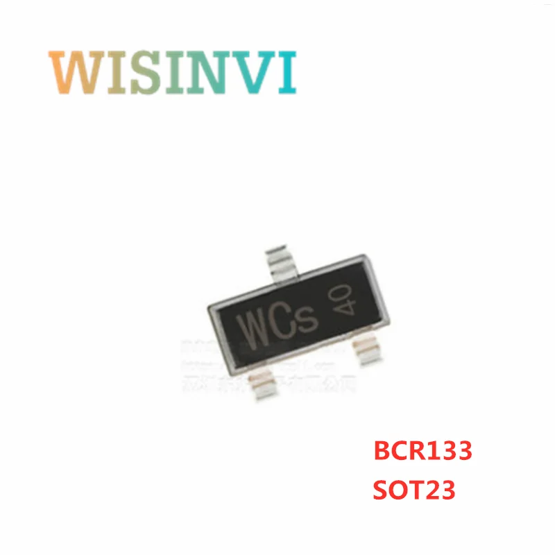 50 pz BCR108 E6327 BCR108 marcatura WHs & BCR112 E6327 BCR112 WFs e BCR133 E6327 BCR133 WCs & BCR135 E6327 BCR135 WJs SOT23