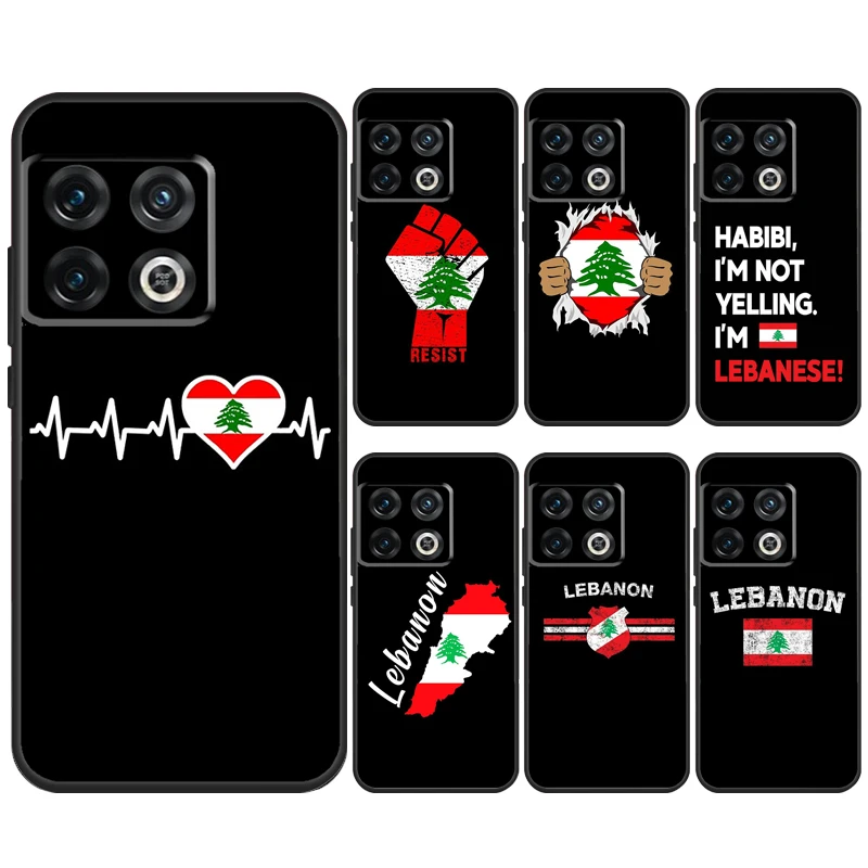 Lebanese Lebanon Flag Case For OnePlus 12 12R 11 9 10 Pro 10R 10T OnePlus Nord CE4 2T N10 N20 CE 2 3 Lite Cover