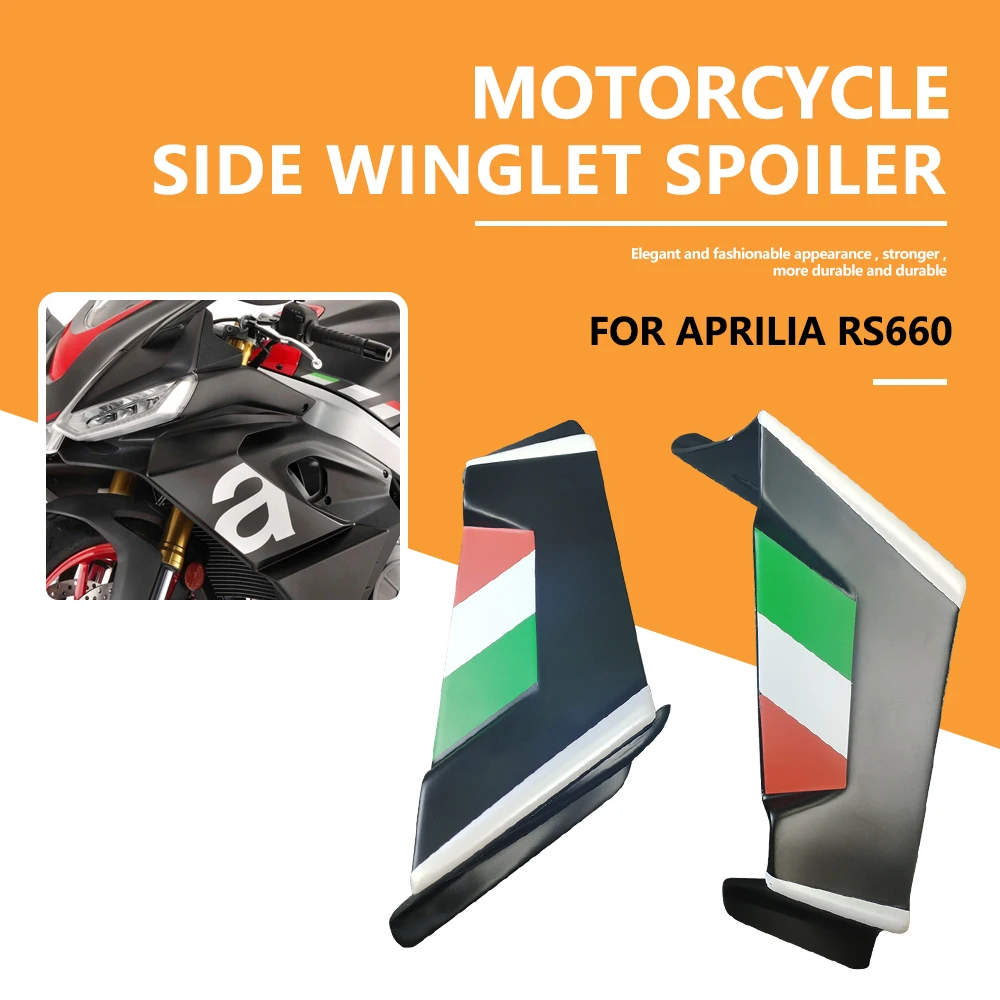 

Motorcycle for Aprilia RS 660 Tuono 660 2021 2022 2023 Windshield Fixed Wing Fairing RS660 Front Aerodynamic Spoiler Winglet