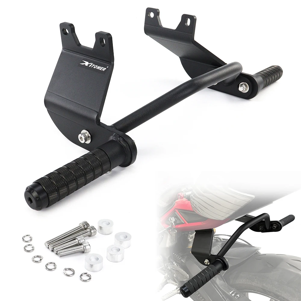 

Motorcycle Rear Footrests Subcage For TRIUMPH STREET TRIPLE 675/765/RS 765 Passenger Peg Guard Step Plate Stunt Stunt Protection