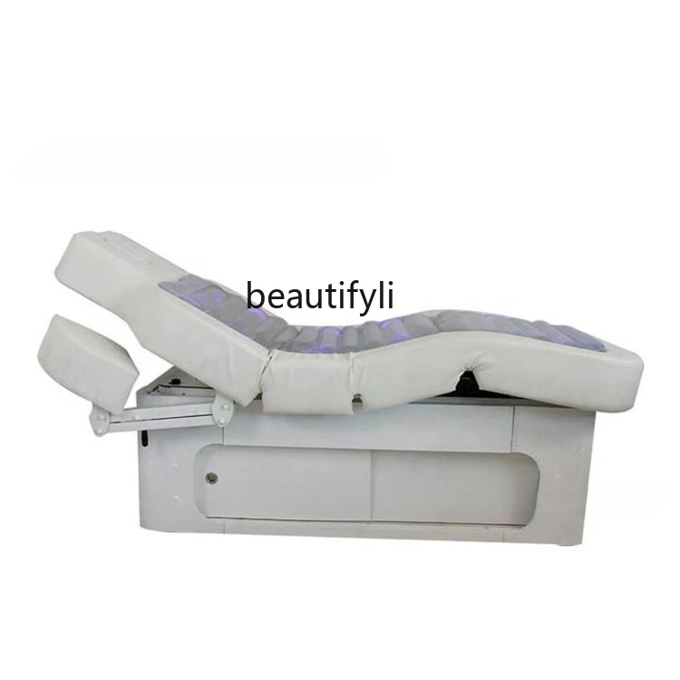 Electric Beauty Bed High-End Beauty Salon Club Hydrotherapy Bed Spa Massage Couch Lifting Facial Micro Plastic Bed