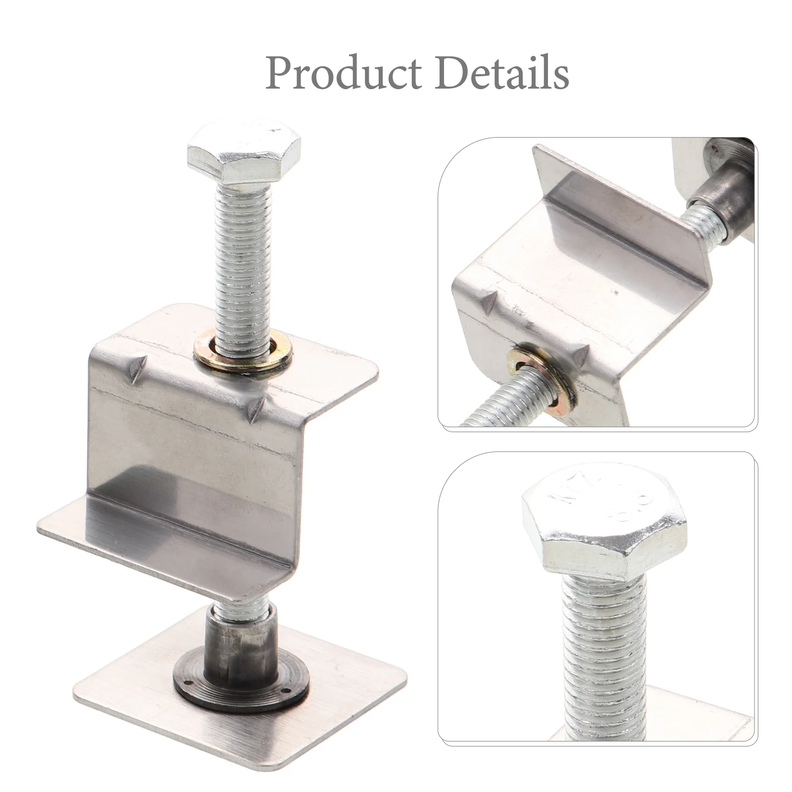 2pcs Metal Tile Levelers Reusable Strong Lifting System For Tile Installation Floor Leveling Durable Construction Tool Building