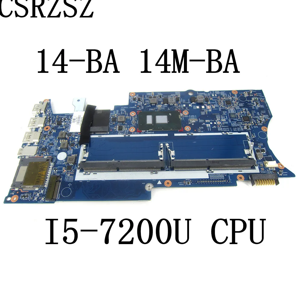 

CSRZSZ For HP Pavilion X360 14-BA 14M-BA 14-BA00 Laptop Motherboard with I5-7200U CPU 448.0C204.0011 DDR4 Mainboard