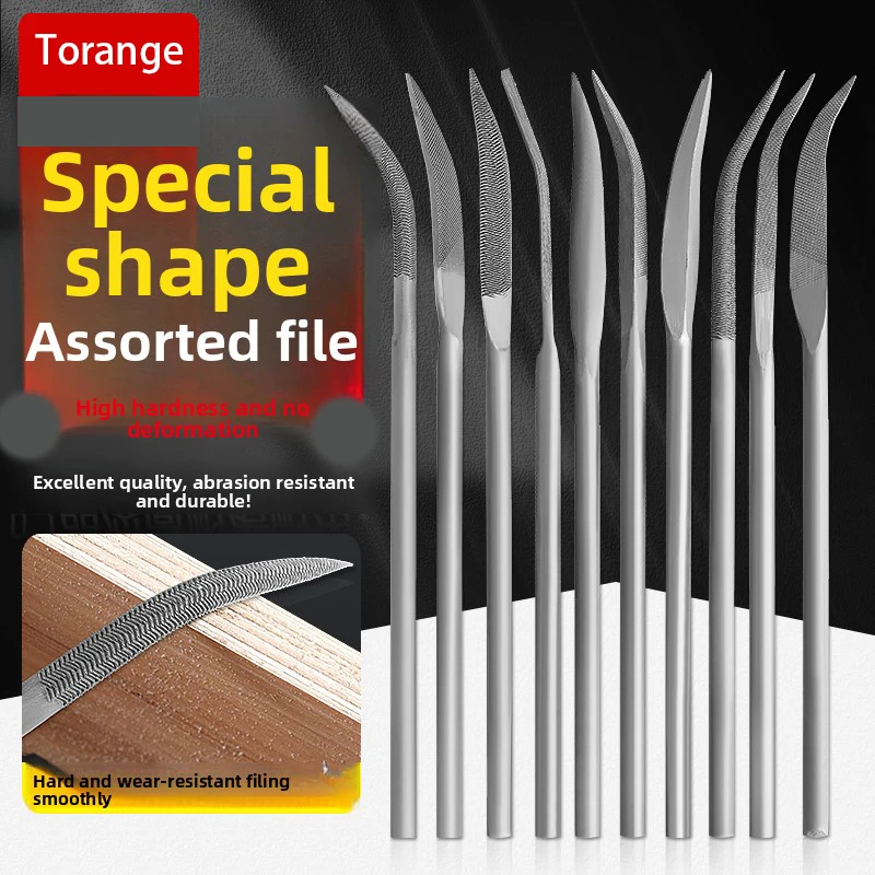 

Irregular File, Curved Metal Mold, Wood Deburring, Shaping and Polishing Tool, Grinding Iron Artifact, Mixed Small File