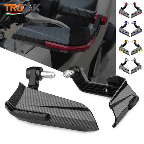 Accesorios de motocicleta CNC + manillar de plástico palanca de embrague de freno Protector de mano guardamanos parabrisas Universal