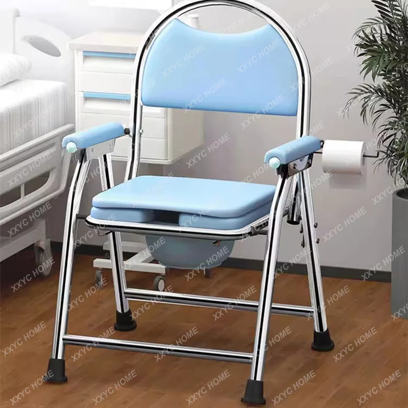 Disabled Stackable Bathroom Chair Space Saving Squatty Potty Stool Toilet Folding Low Cabinets Silla Plegable Trendy Furniture