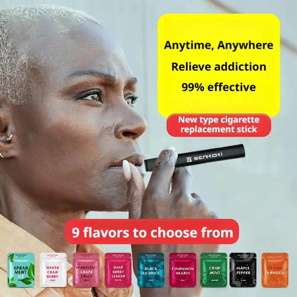 Smoking Cessation Rod Nicotine Free Healthy Fruit Flavor Cotton Core Assisted Quit Smoking Stick Replacing Cigarette Men Gift view 3